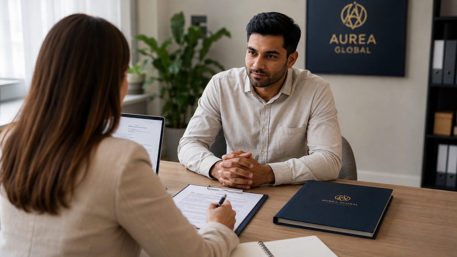 Begleitung von Arbeitgeber und Fachkraft im Verfahren